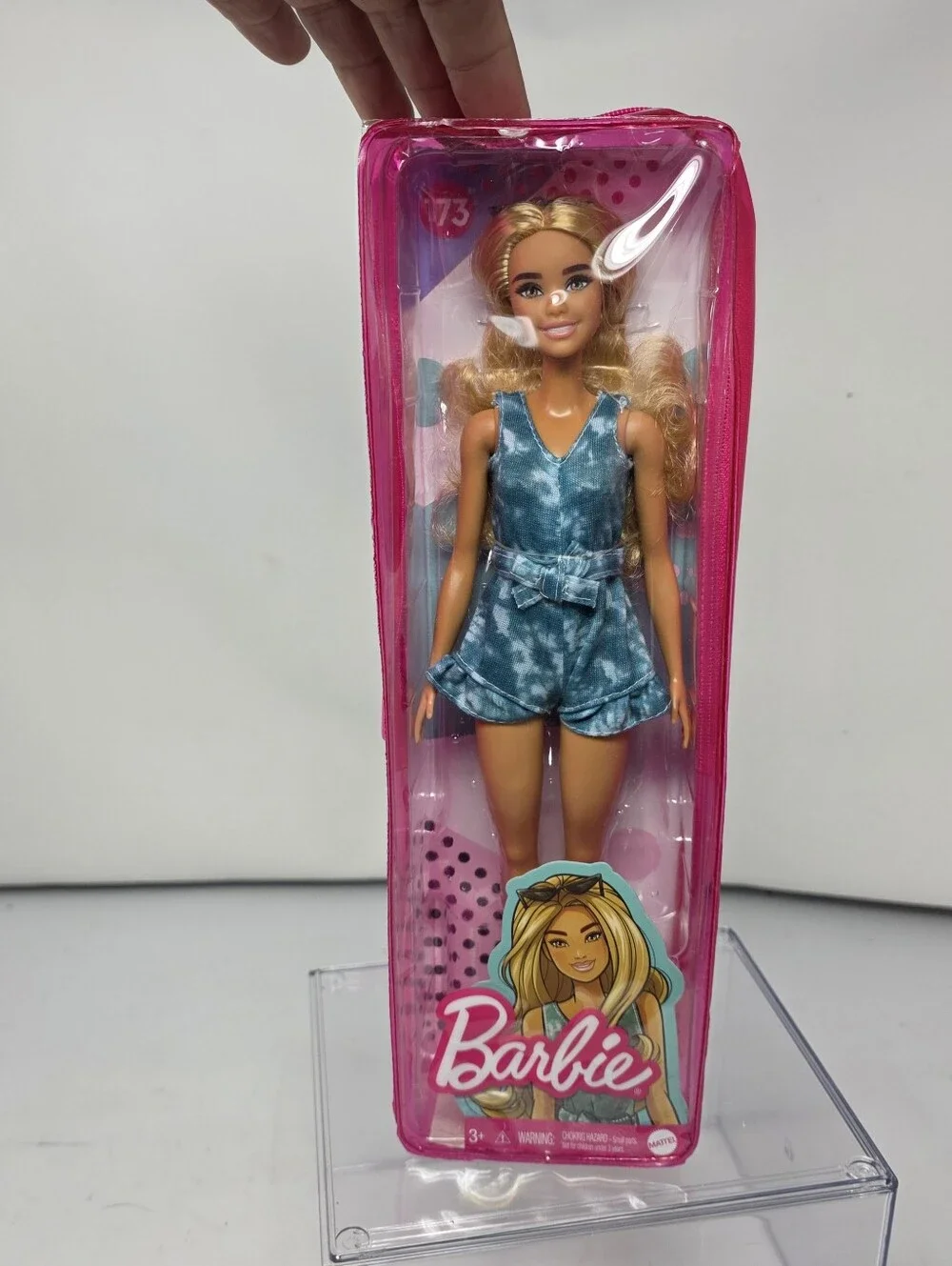 Barbie Fashionista Doll #173 with Tie Dye Romper and Sunglasses New Sealed